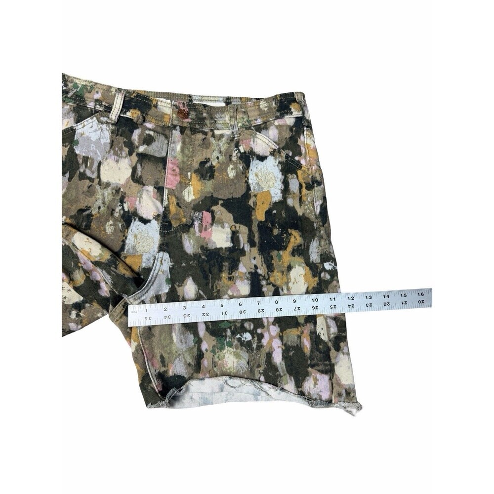 Anthropologie Pilcro Ultra High Rise Relaxed Carpenter Cut Shorts Womens Size 30 - Picture 4 of 8